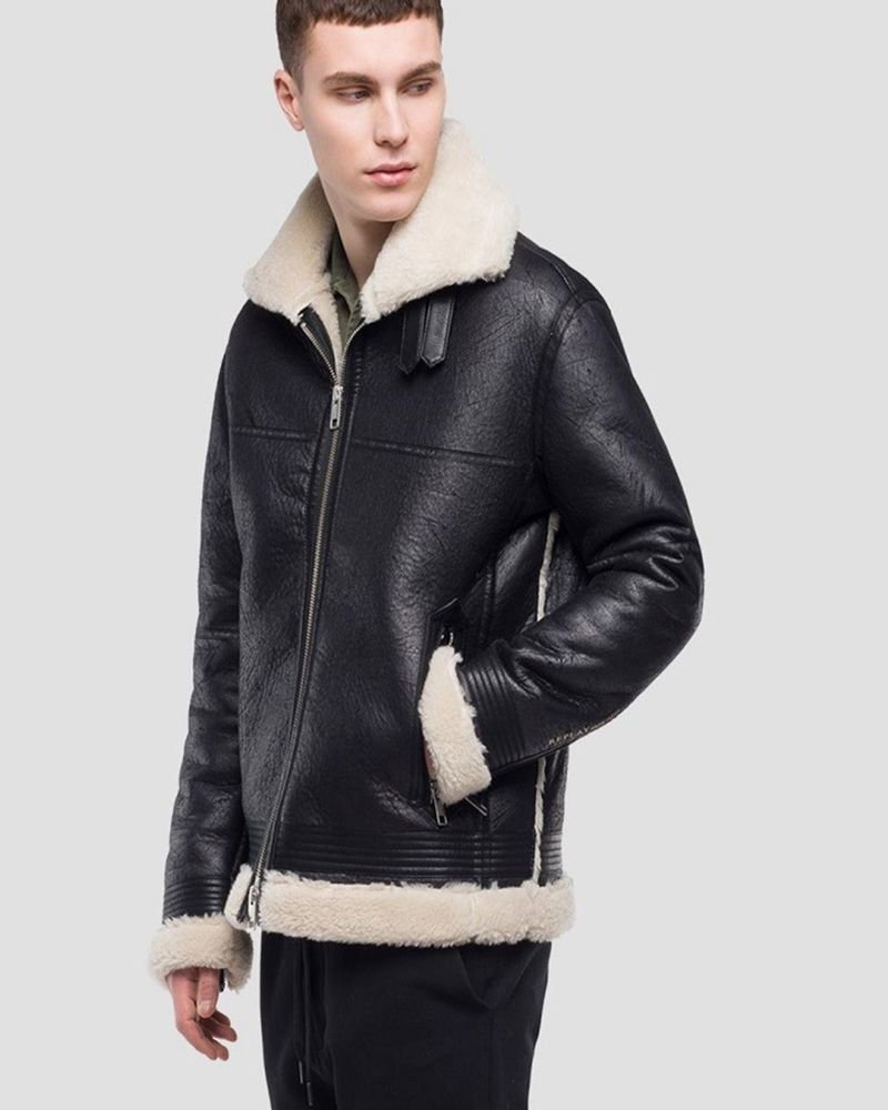 Men iconic B3 Shearling Jacket