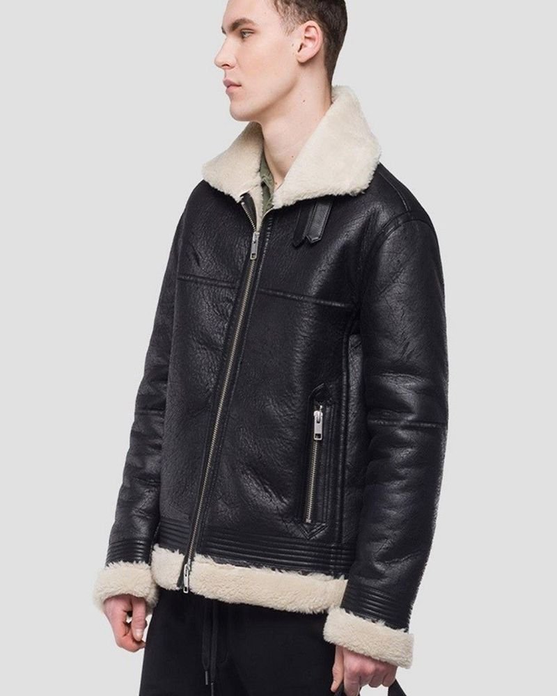 Men iconic B3 Shearling Jacket