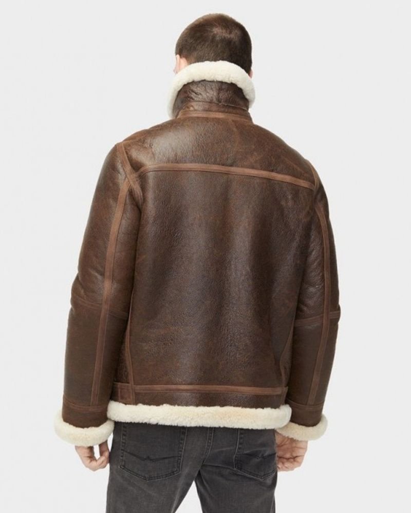 Men Shearling Leather Jackets