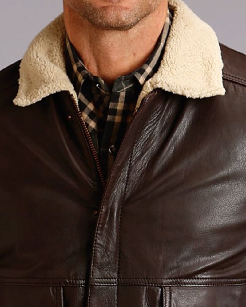 Cowboy bomber Leather Jacket 