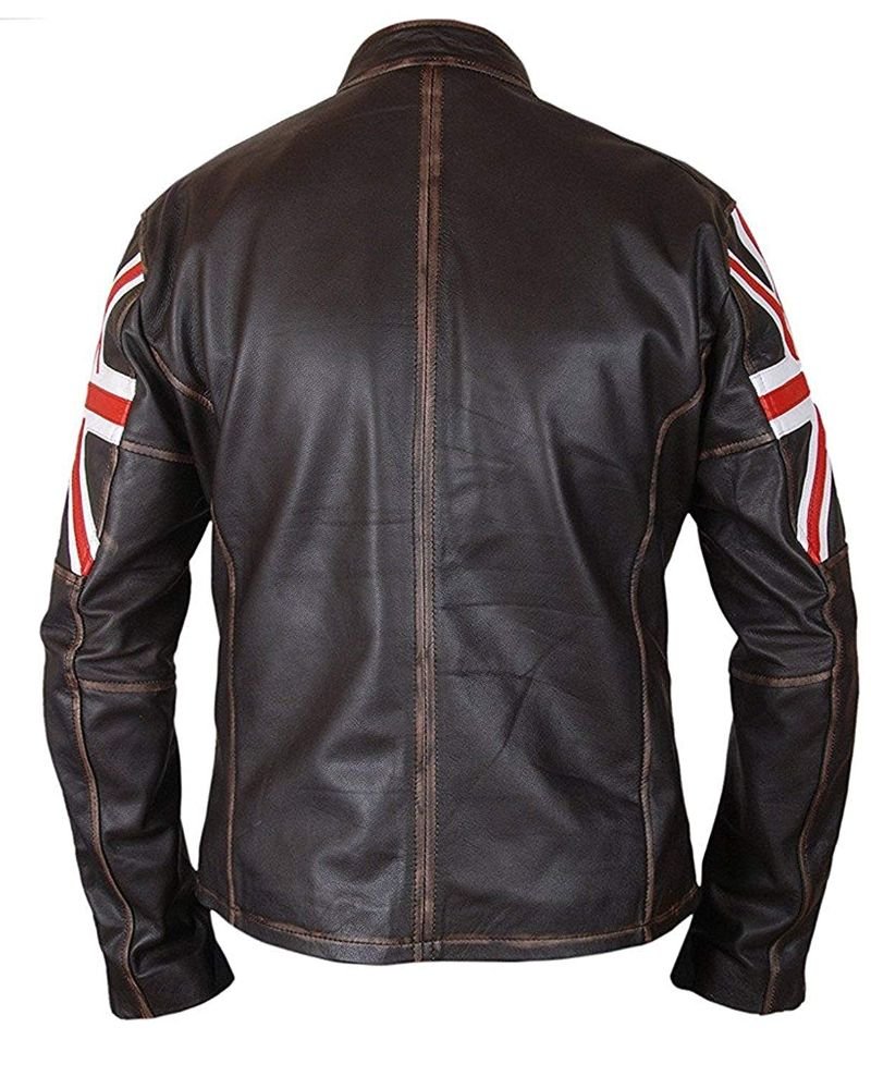 Distressed Original Leather Biker Jacket sale