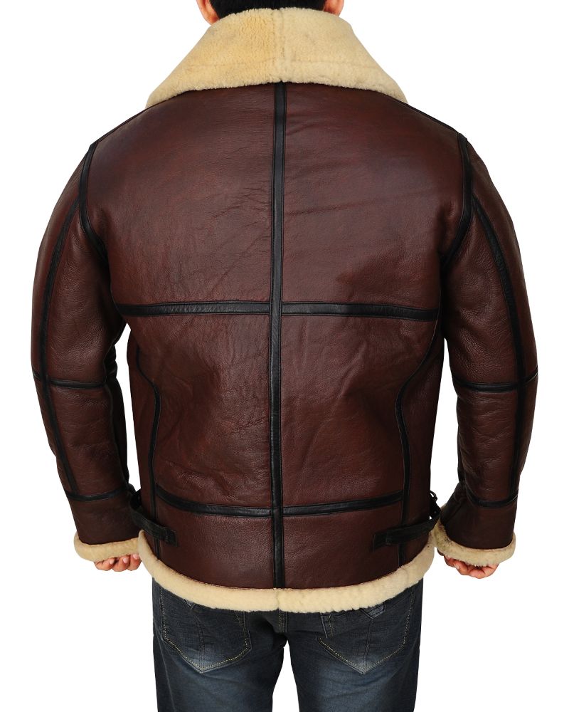 Bomber Leather Jacket for Men- Buy B3 Bomber Leather Jacket