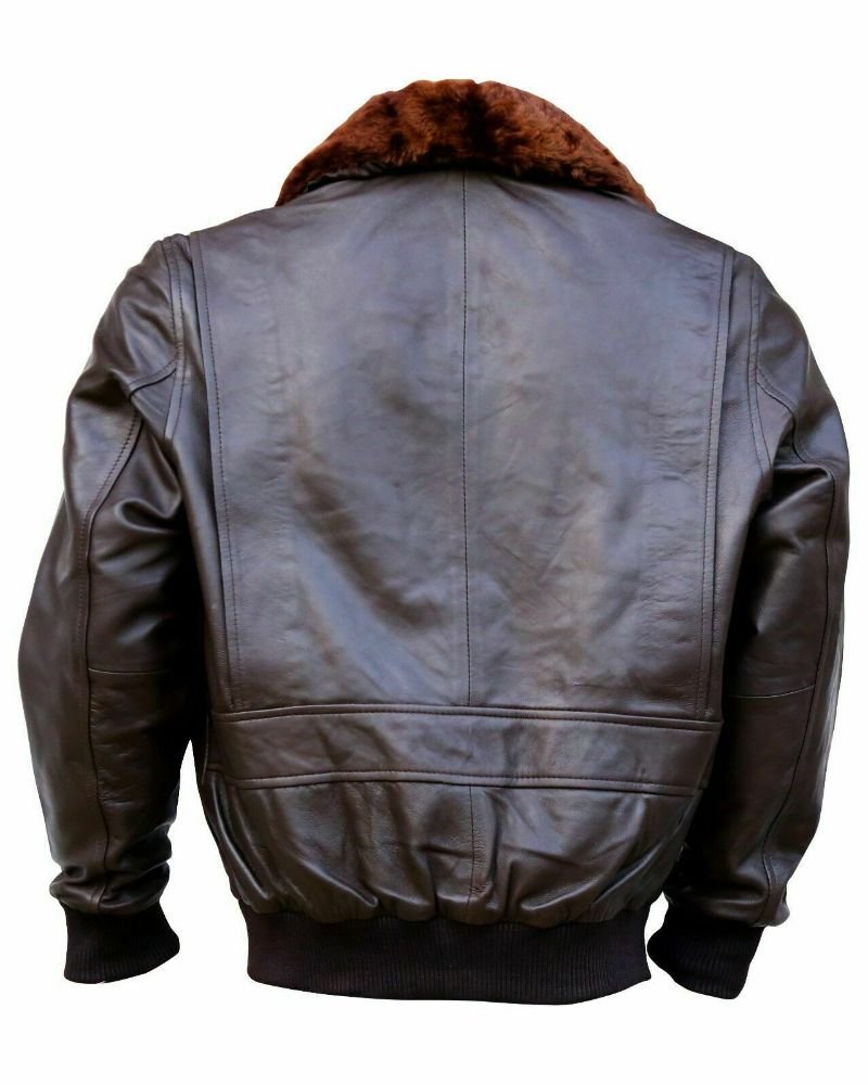 WWII Navy G1 Flight Bomber Genuine Leather Jacket