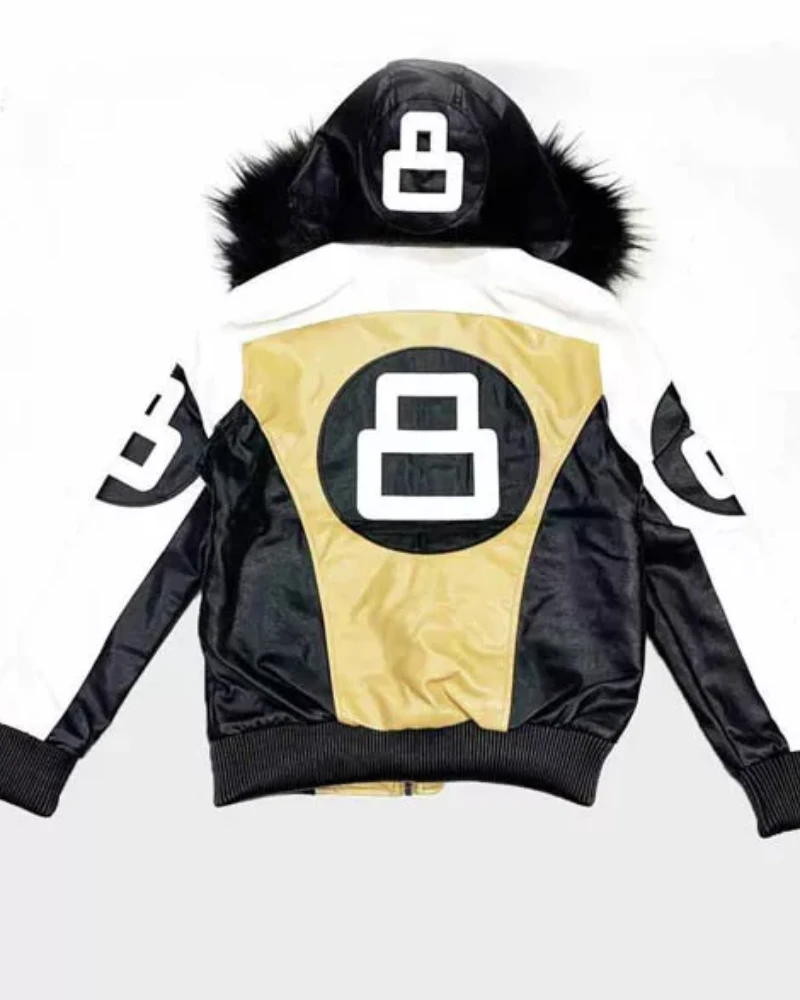 Golden 8 Ball Jacket – Vintage Vibes with a Bold Edge