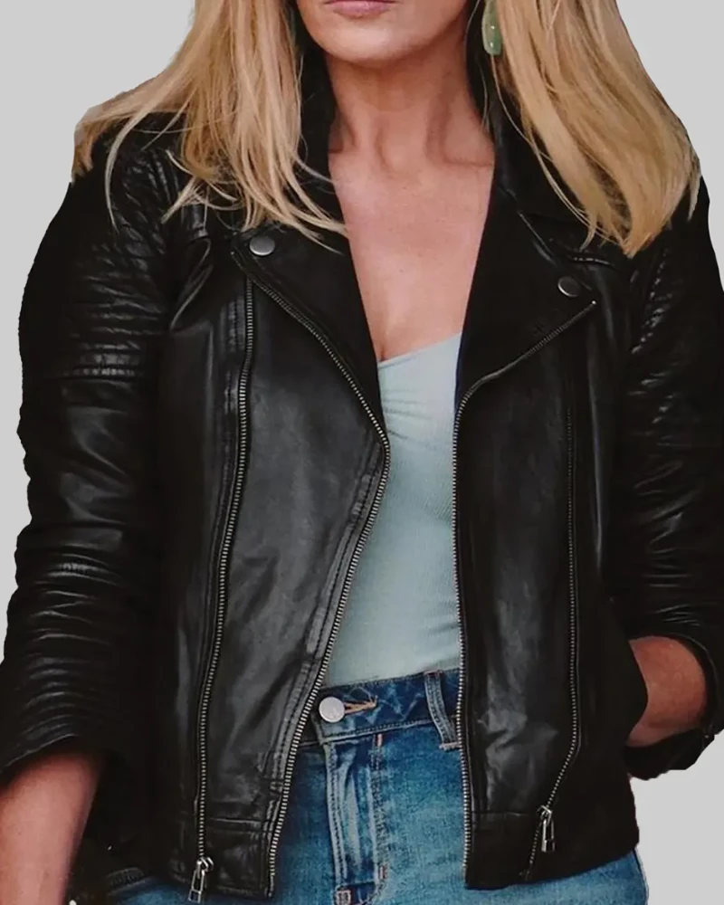 Yellowstone Inspired – Beth Dutton’s Iconic Black Biker Jacket