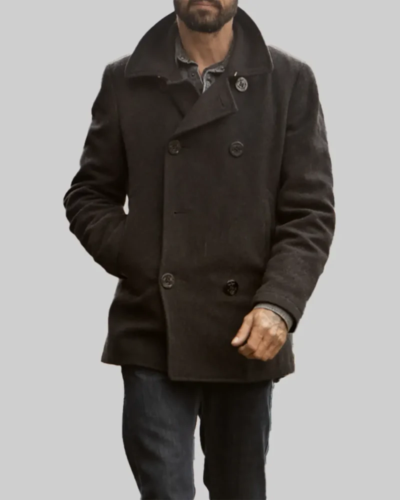 Western Sophistication – Ryan’s Charcoal Grey Peacoat