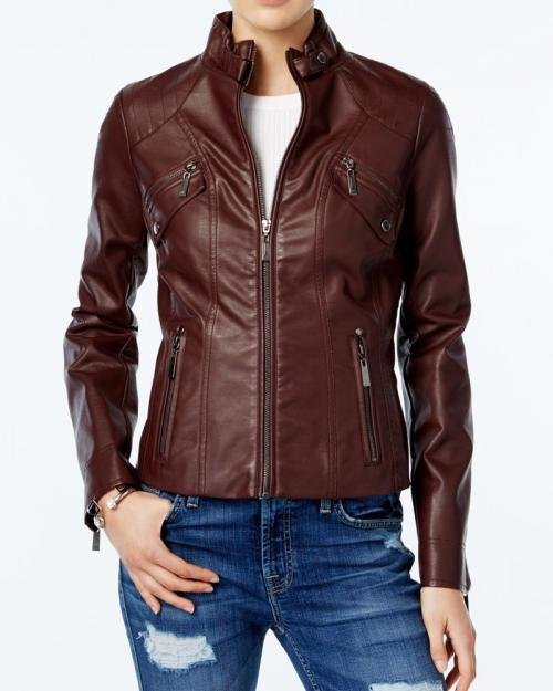 Traditional Slim Fit Leather Jacket
