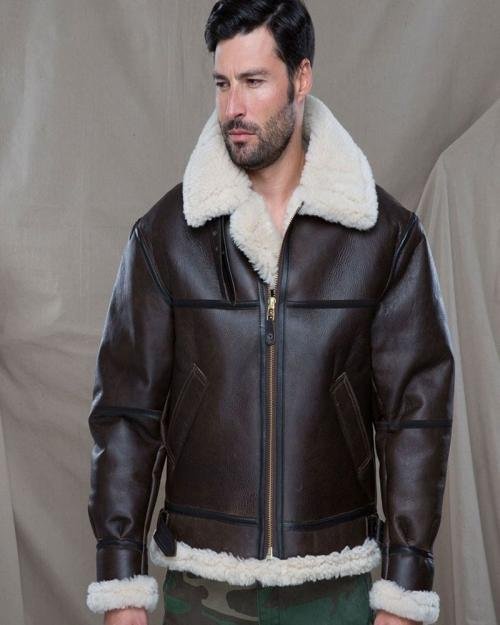 Sheepskin B-3 Pilot Flying Military Jackets