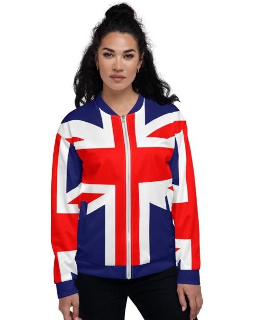 Shop Red Bomber Jacket- Buy Union Jack
