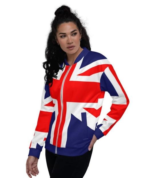 Shop Red Bomber Jacket- Buy Union Jack