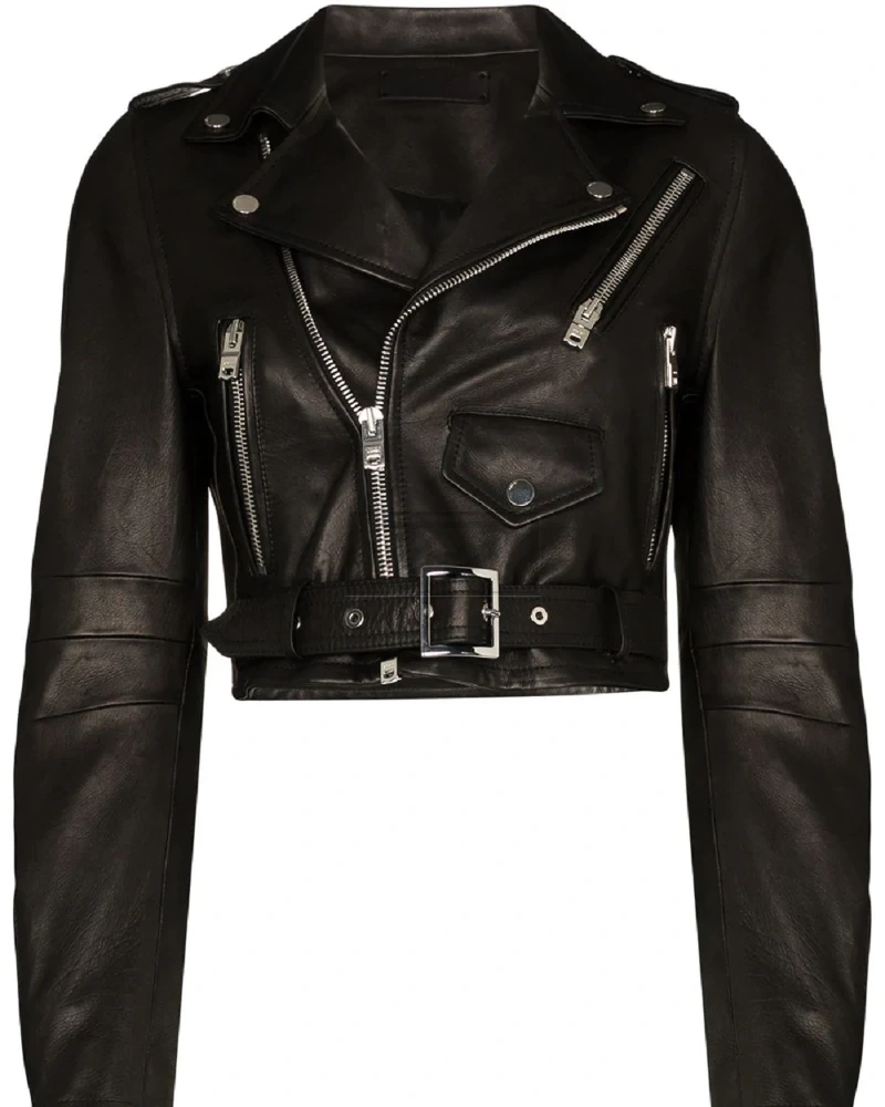 Trendy Black Leather Jacket For Women - image 5