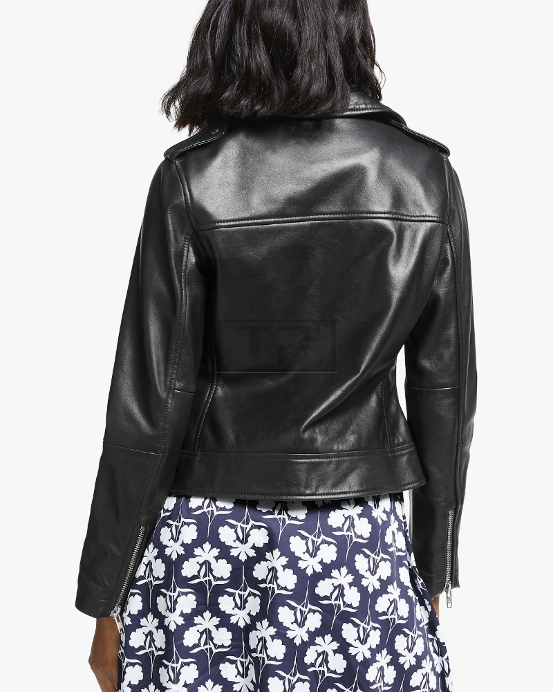 Women Branded Leather Jacket - image 2