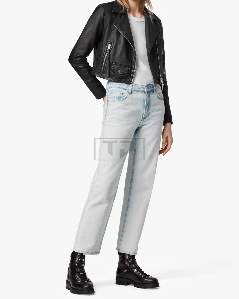 Women Natty Leather Jacket - image 4