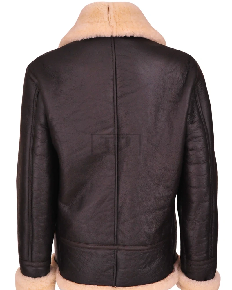 Women B3 Aviator Shearling Leather Jacket - image 2