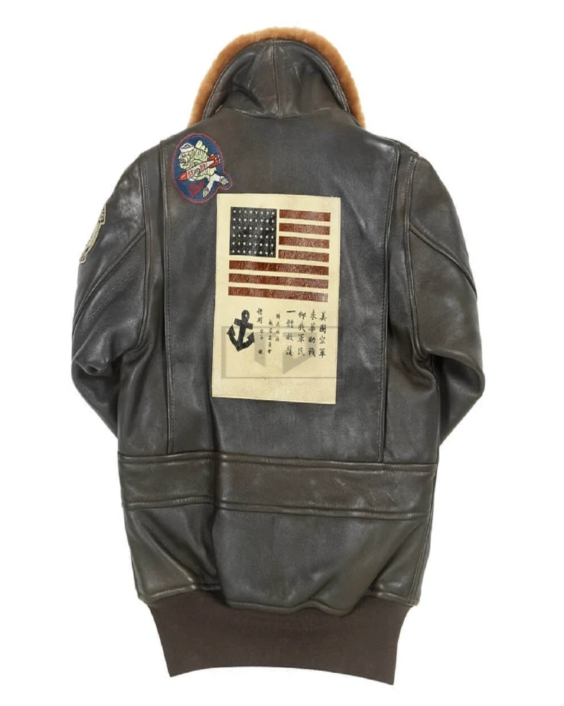 Women Top Gun Shearling Jacket - image 2