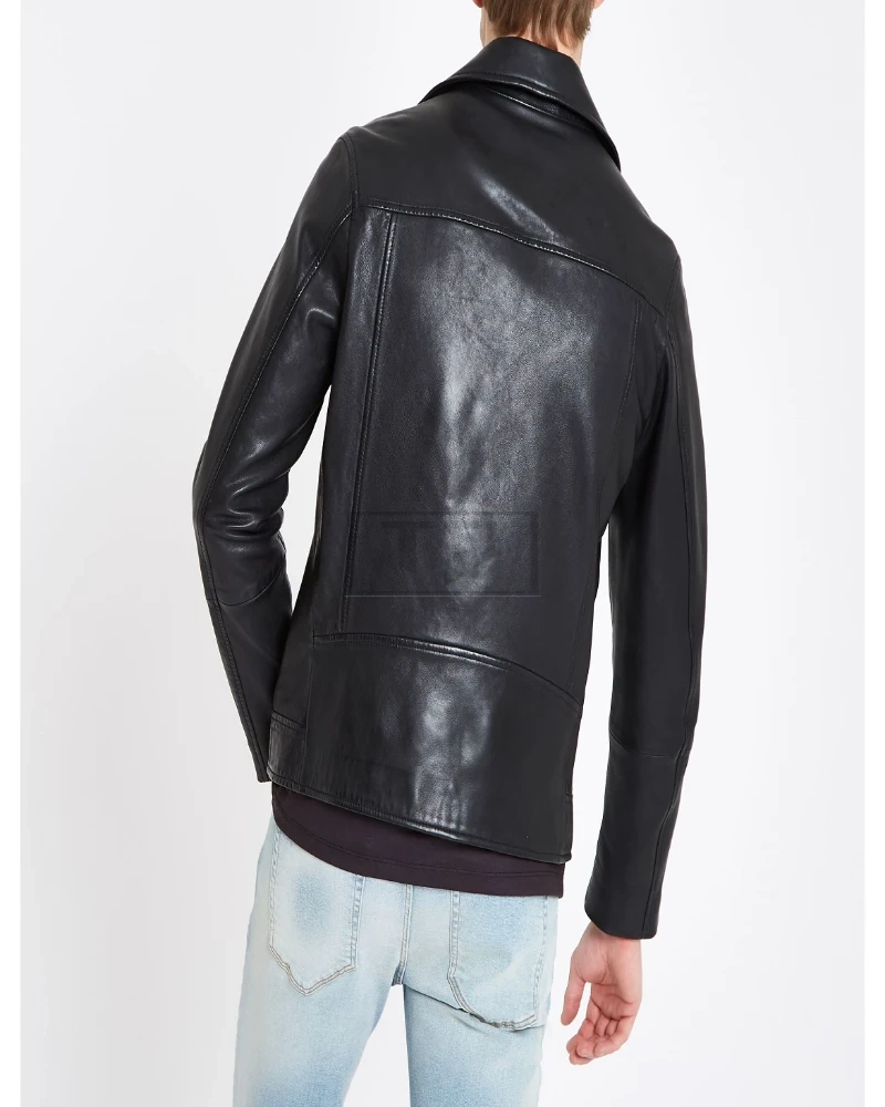 Men Biker Leather Jacket - image 2