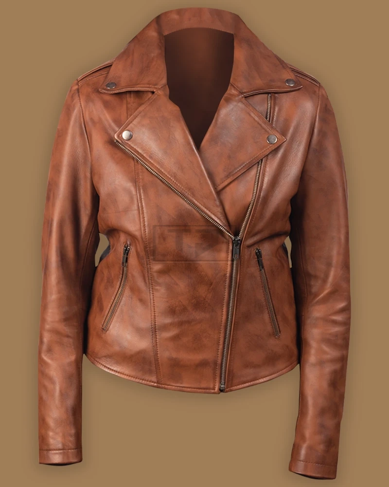 Women Cinnamon Brown Jacket - image 1