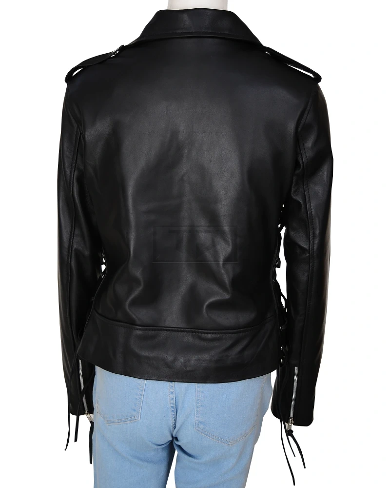 Women Sleek Brando Jacket - image 2