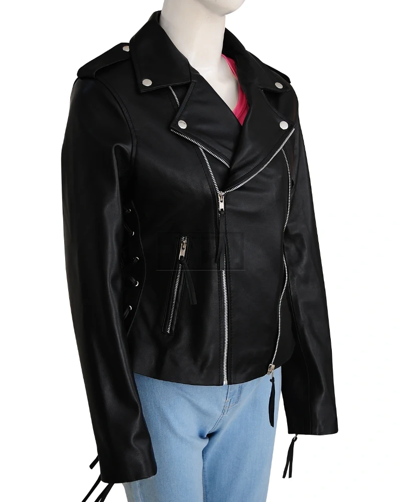 Women Sleek Brando Jacket - image 3