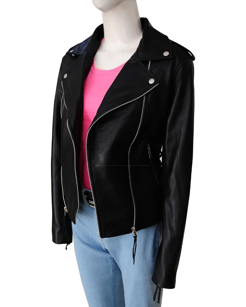 Women Sleek Brando Jacket - image 4