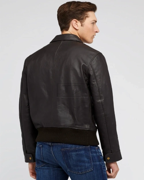 Men Old School Black Jacket - image 2