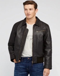 Men Old School Black Jacket - image 3