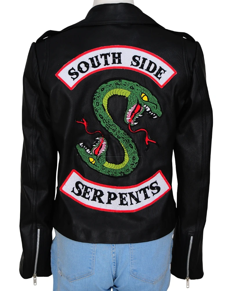 Southside Serpents Women Leather Jacket - image 2