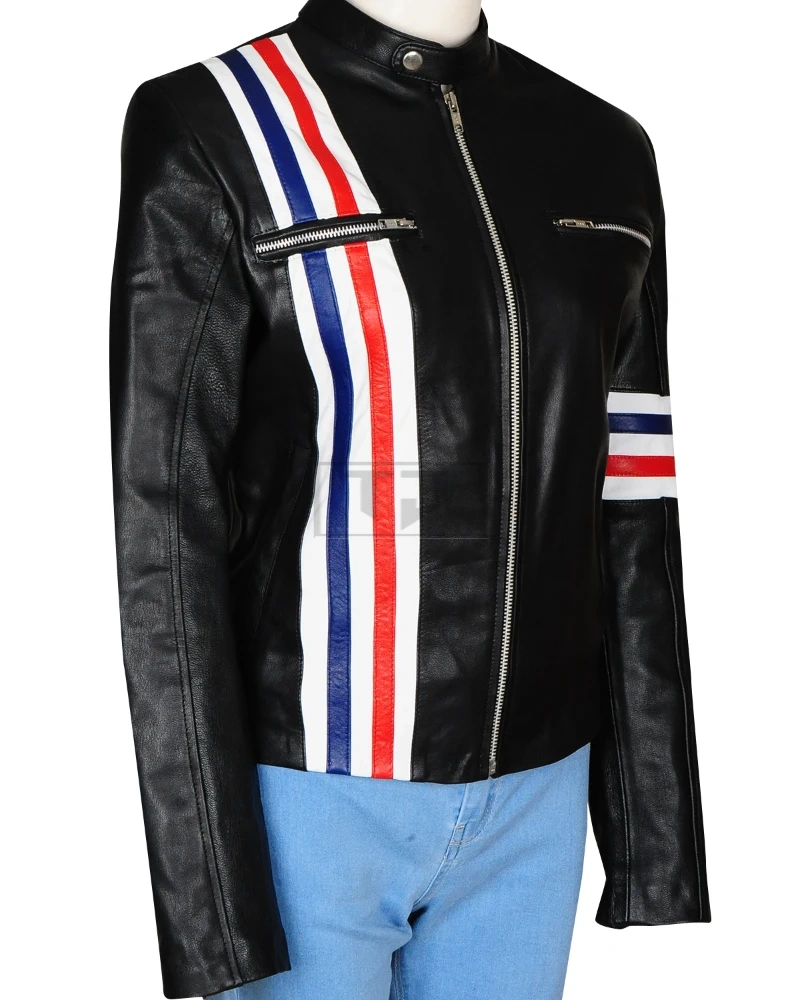 Girl Biker Leather Jacket - image 3