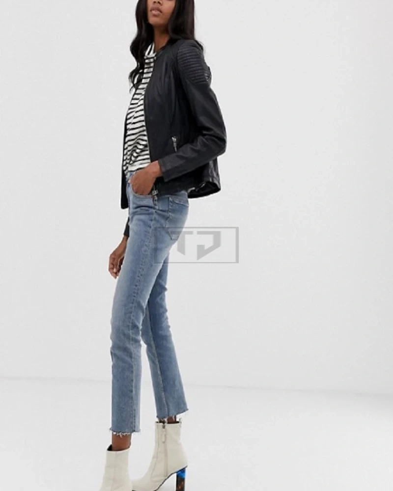 Street Fashion Black Jacket For Women - image 1