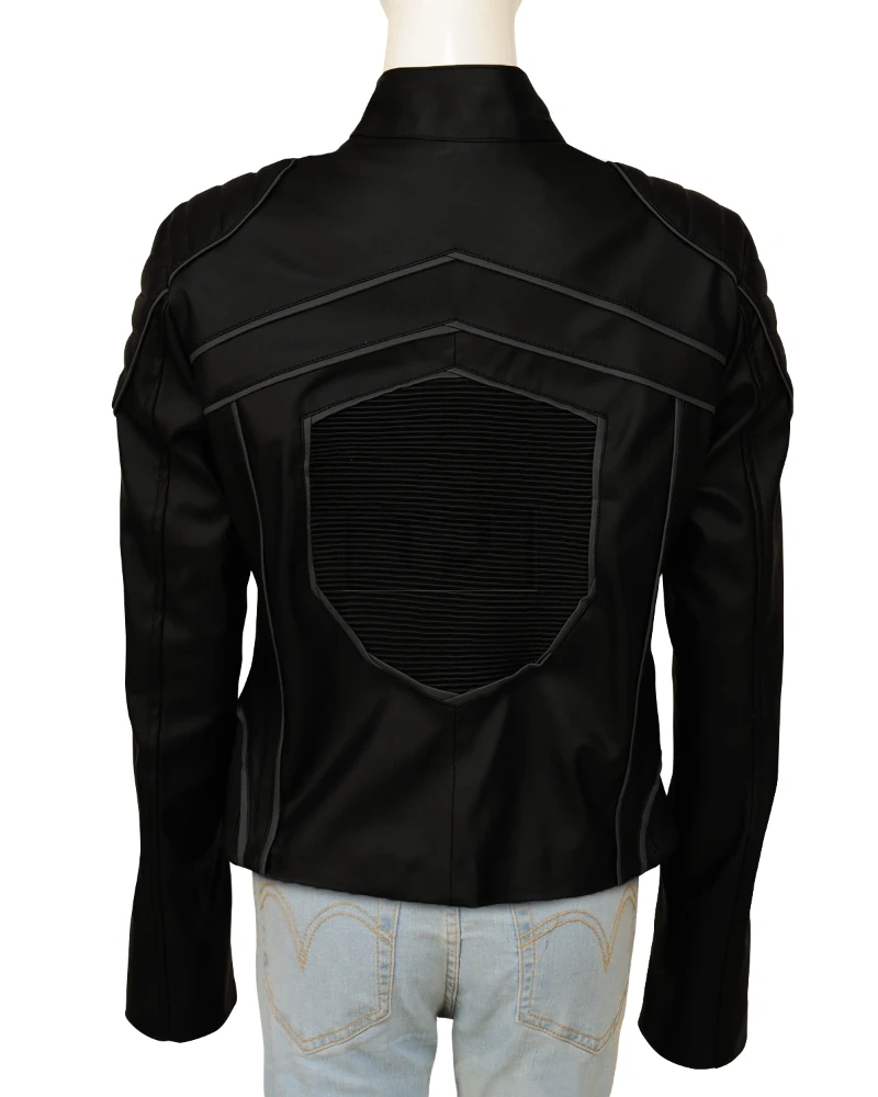 Dashing Black Leather Jacket - image 2